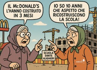 McDonald’s in 3 mesi, la scola in 10 anni: la saggezza de le vecchierelle!