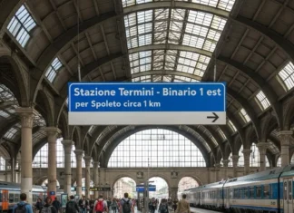 Lu mitologico Binario 1 Est de Roma Termini Binario 1 Est Roma Termini