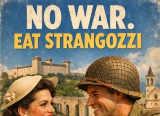 Da Spoleto un grido di pace: No War, eat Strangozzi! No War, eat strangozzi