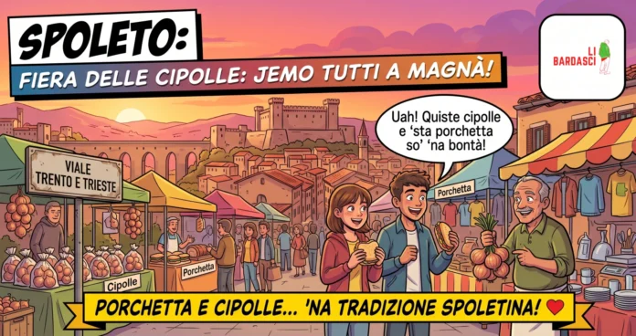 fiera-cipolle-cover-final Fiera Madonna Loreto Spoleto, bancarelle di cipolle e porchetta in viale Trento e Trieste